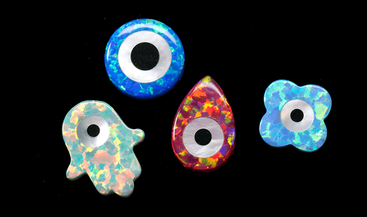 bello opal charm