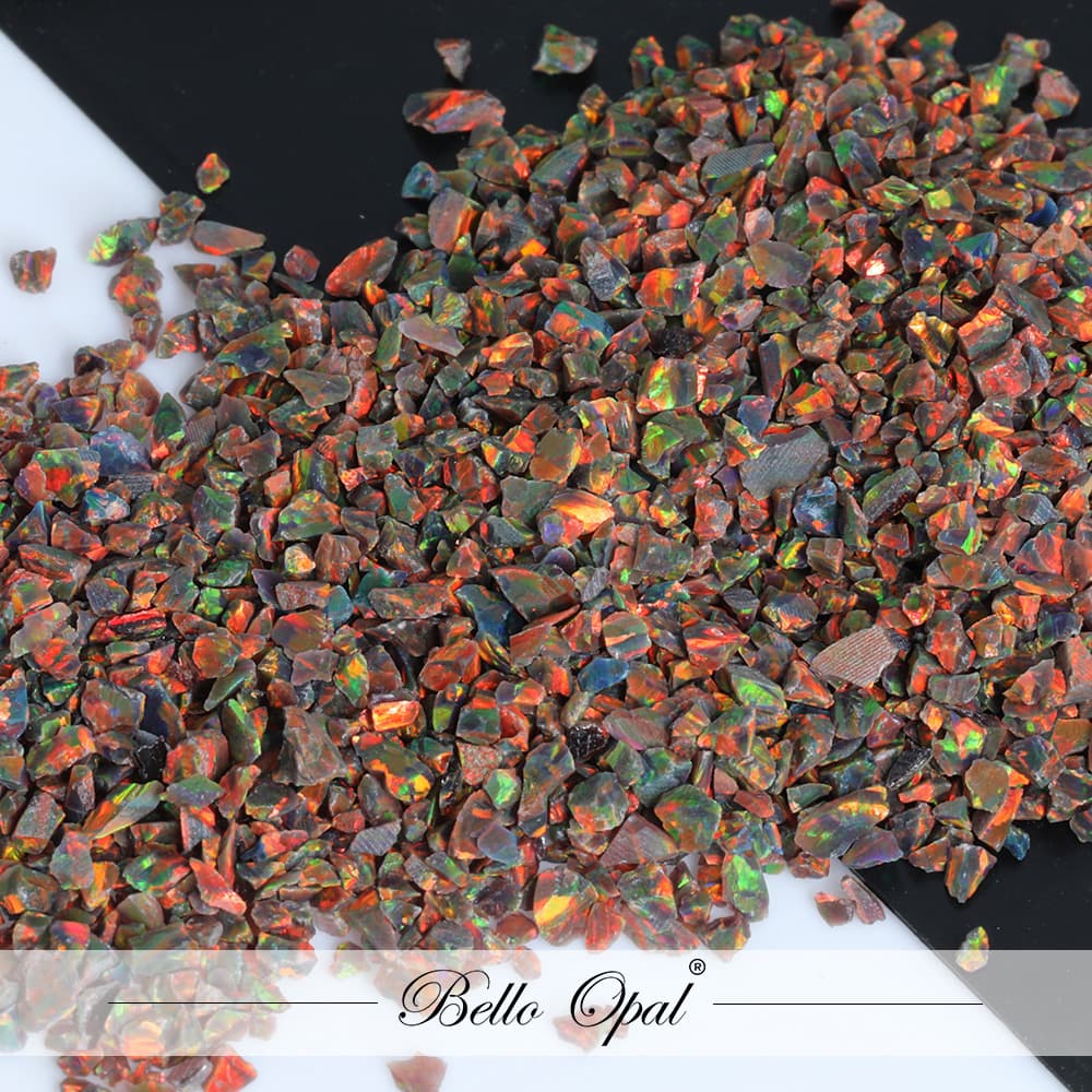 2mm - 30 mesh crushed opal - OP34-CRUSH-2-30