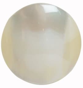 RD natural pearl ring with rose gold band and prominent lustrous natural pearl center