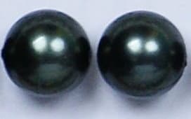 SB1 dainty necklace showcasing a round simulated-pearl set in a shell-shaped frame