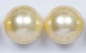 SK1 single-strand simulated-pearl necklace with classic round pearl beads