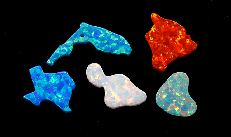 synthetic opal map