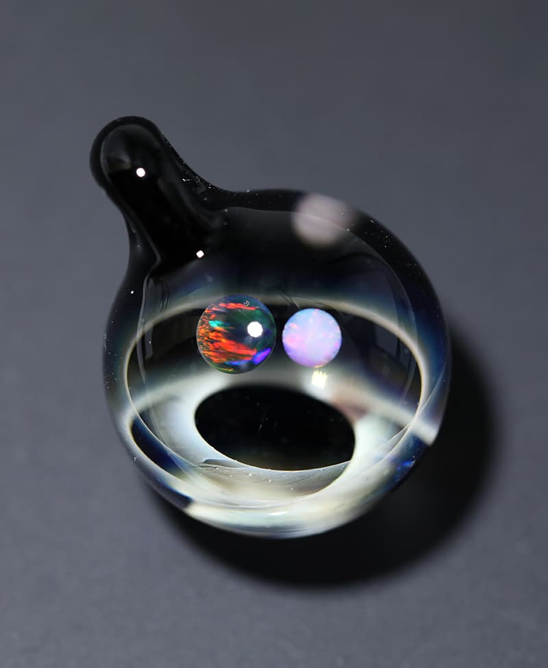 Bello opal galaxy opal glass bead