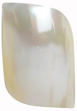 LF natural pearl locket necklace with engraved gold locket and lustrous natural pearl accent