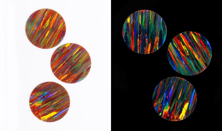 bello opal black opal coins