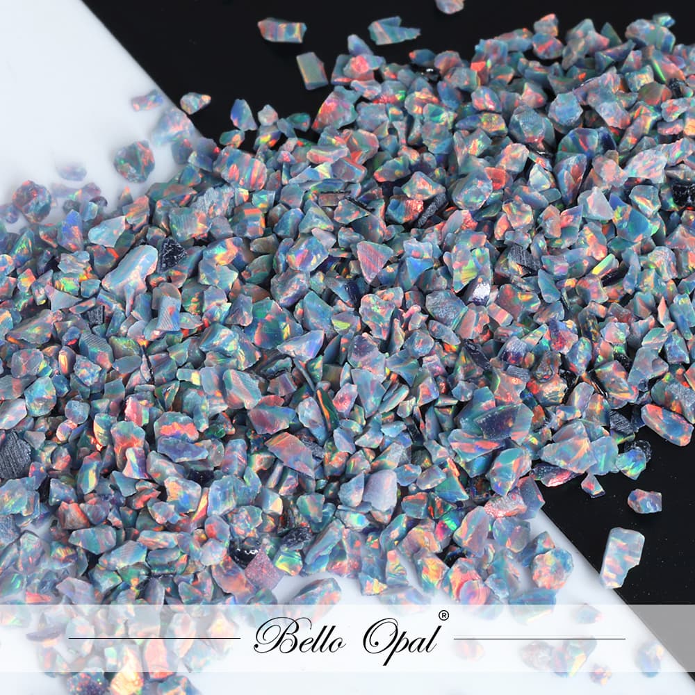 2mm - 30 mesh crushed opal - OP77-CRUSH-2-30