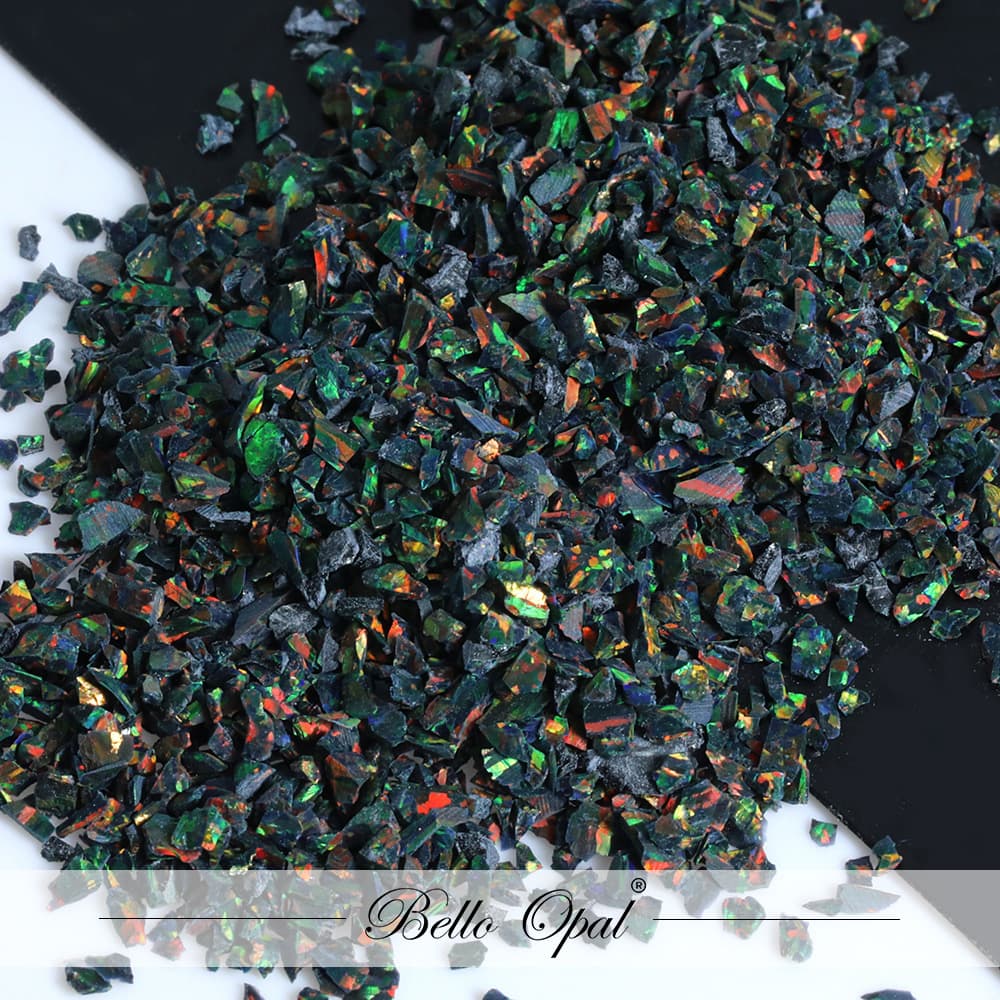 2mm - 30 mesh crushed opal - OP90-CRUSH-2-30