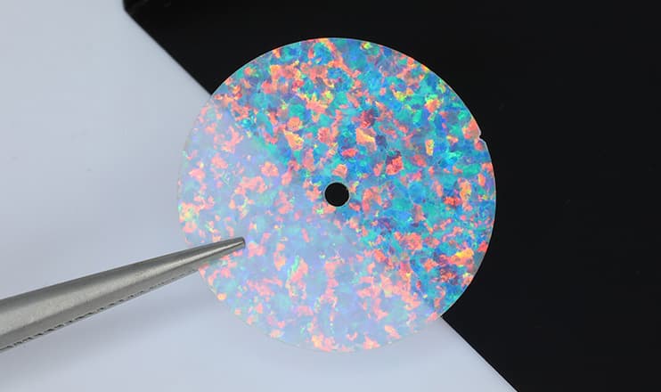bello opal synthetic opal watch dial op26