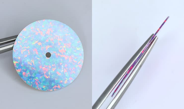 bello opal watch dial