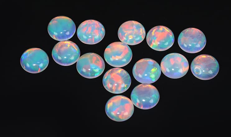 cablirated opal cabochon
