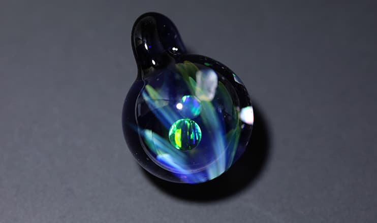 galaxy opal glassblowing