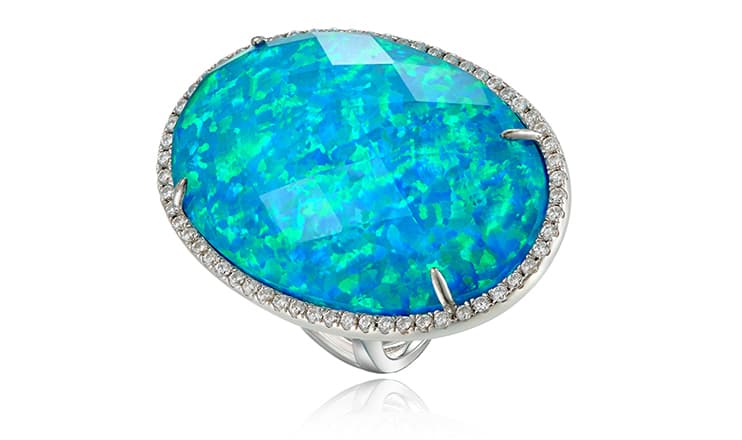 synthetic opal doublet jewelry sanwa